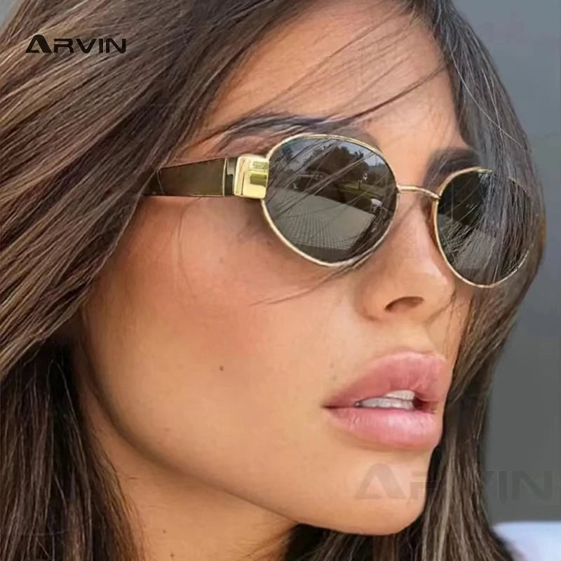 Fashion Oval Sunglasses Women