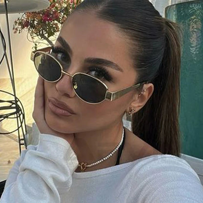 Fashion Oval Sunglasses Women