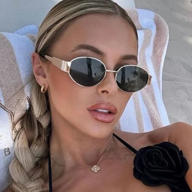 Fashion Oval Sunglasses Women