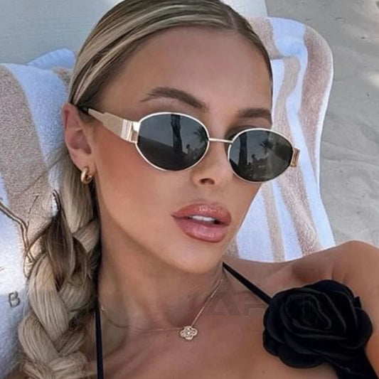 Fashion Oval Sunglasses Women